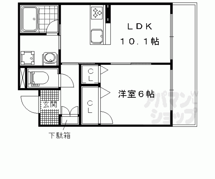 【アイランド　トライコムト】間取