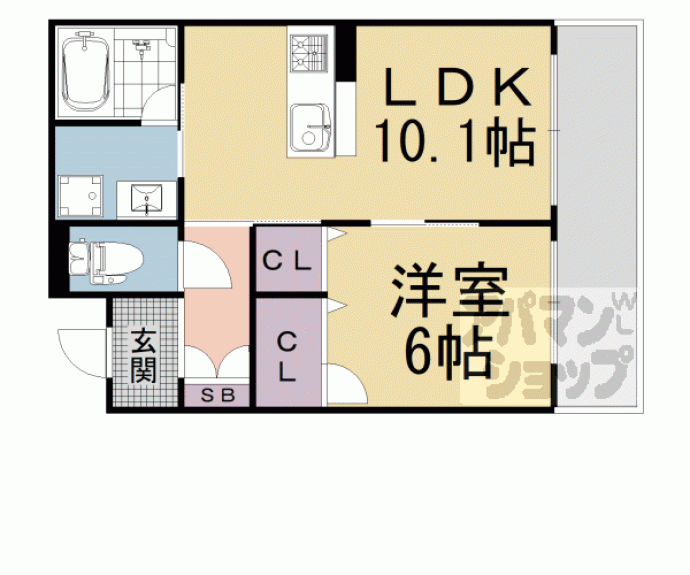 【アイランド　トライコムト】間取