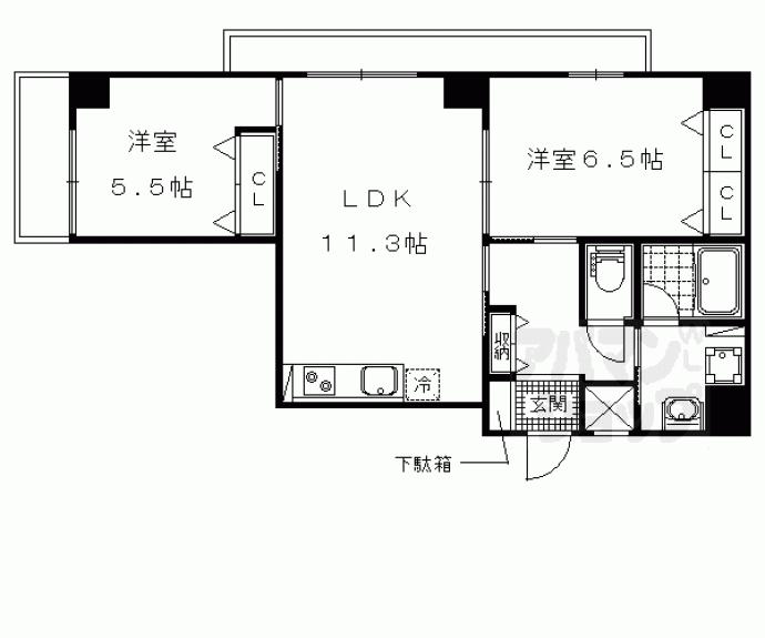 【ＬＡＴＴＩＣＥ　ＨＩＧＡＳＨＩＮＯ　ａｎｎｅｘ】間取