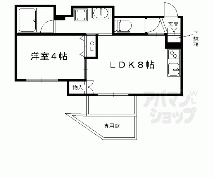 【グラン・ジュテ烏田】間取