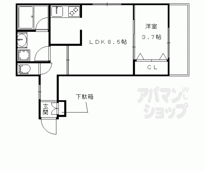 【グラン・ジュテ烏田】間取