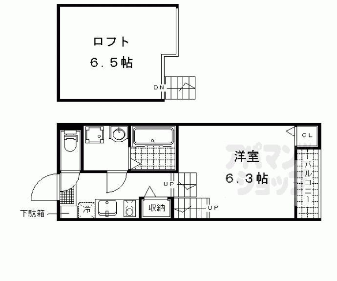 【ハーモニーテラス大宅辻脇町Ⅱ】間取