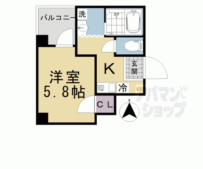 【ＧＡＲＮＥＴ　ＲＥＳＩＤＥＮＣＥ　ＭＩＹＡ】間取