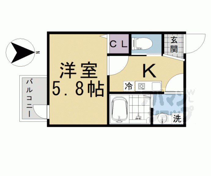 【ＧＡＲＮＥＴ　ＲＥＳＩＤＥＮＣＥ　ＭＩＹＡ】間取