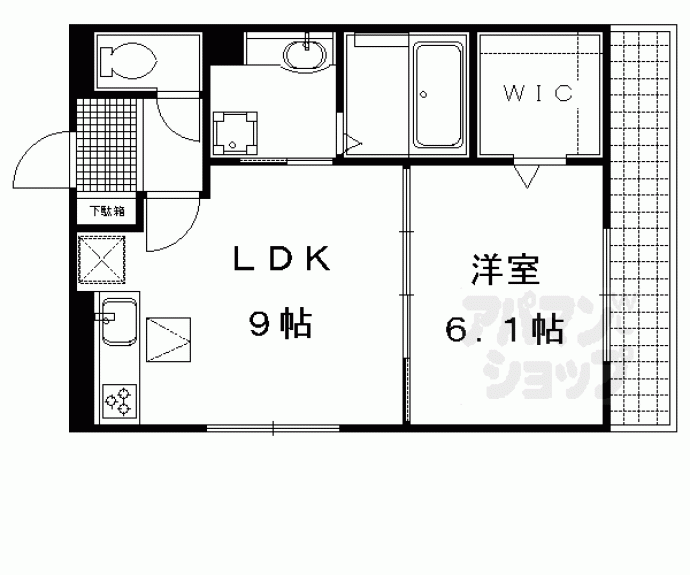 【ＣｏｚｙＣｏｔｅ西野】間取