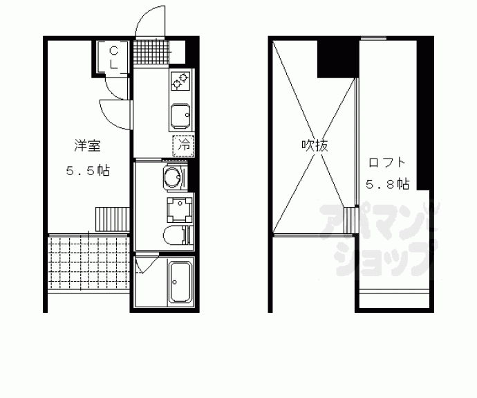 【リゾレステ山科】間取