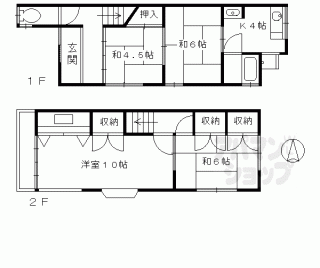 【西ノ京南大炊御門町貸家】