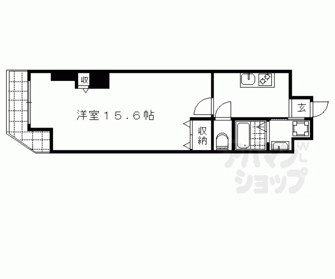 【トレコートプレミアム京都二条】間取