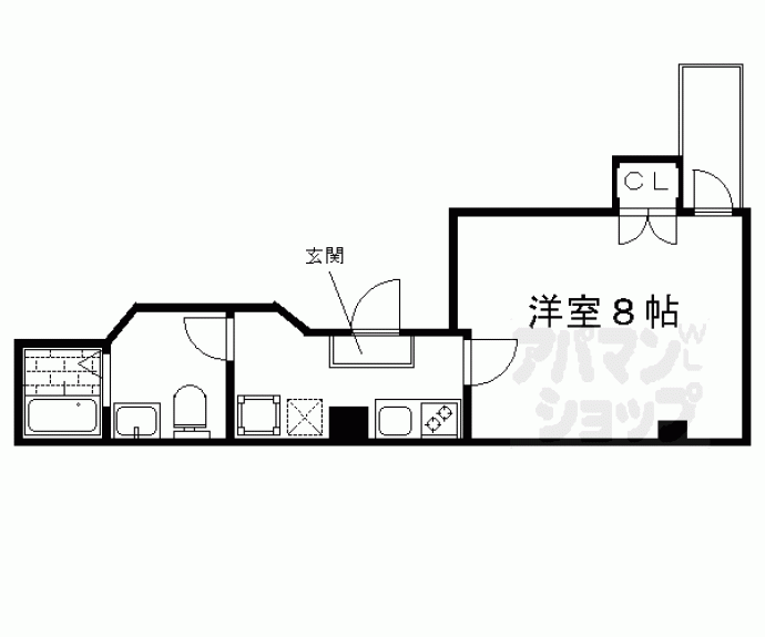 【フェアリーベル二条城】間取