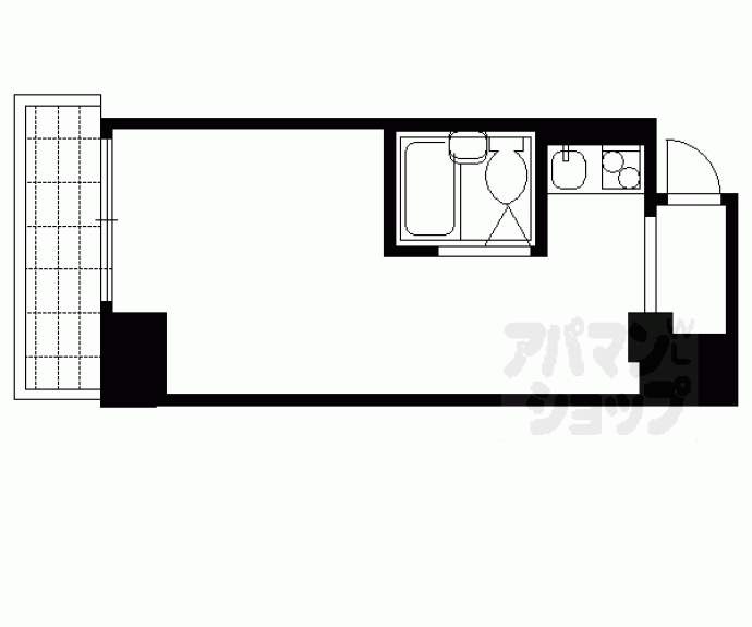 【京都アパートメント１】間取