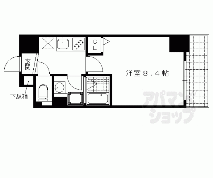 【ベラジオ四条通】間取