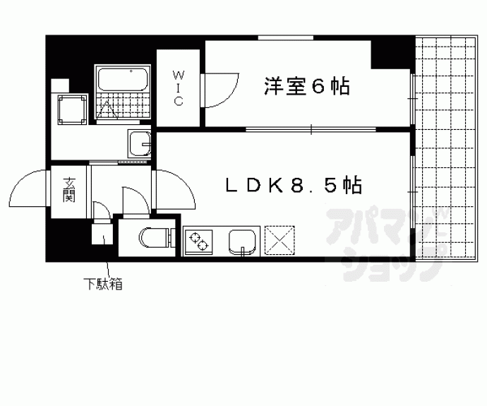 【ベラジオ四条通】間取