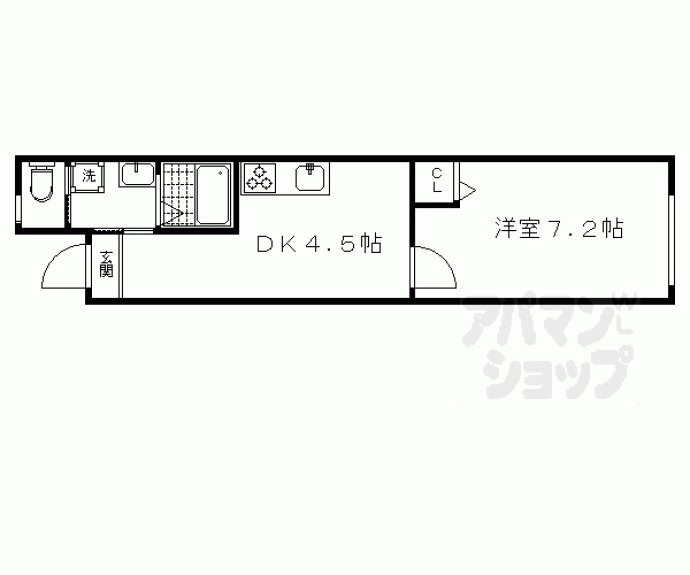 【太郎左衛門住宅第１５　中京笠殿】間取