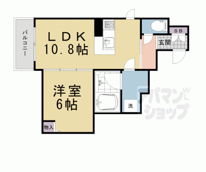 【シャーメゾン大宮五条】間取