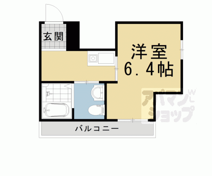 【ノ・レーヴ堀川高辻】間取