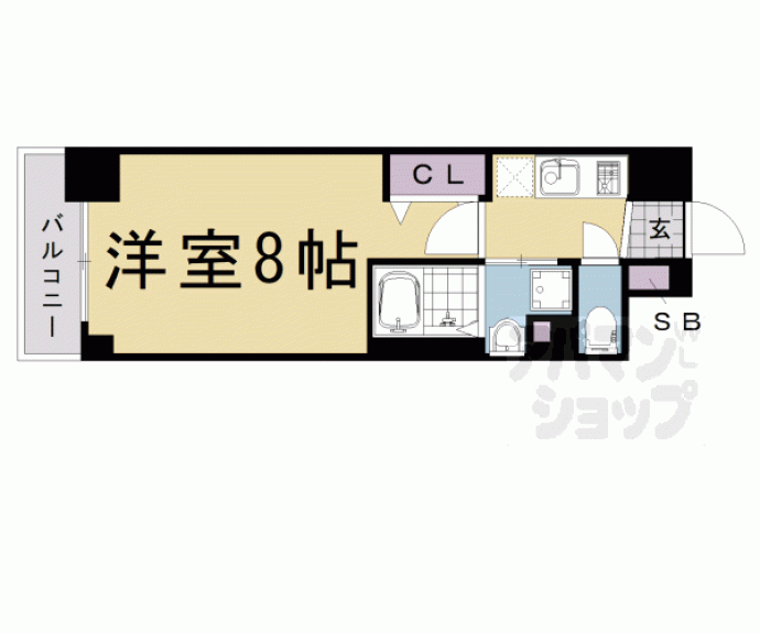 【べラジオ京都梅小路】間取