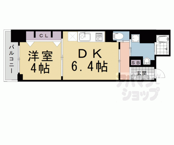 【べラジオ京都梅小路】間取