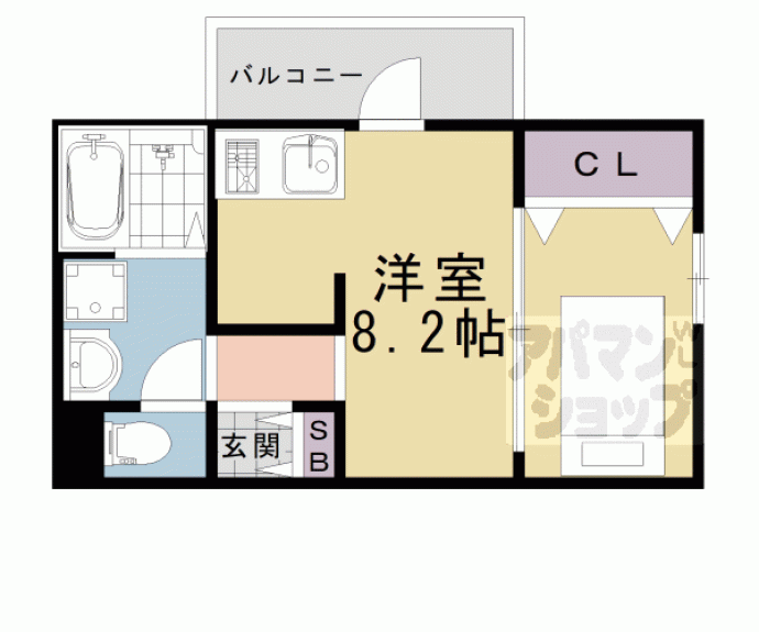 【ブーブーヴィラ円町】間取