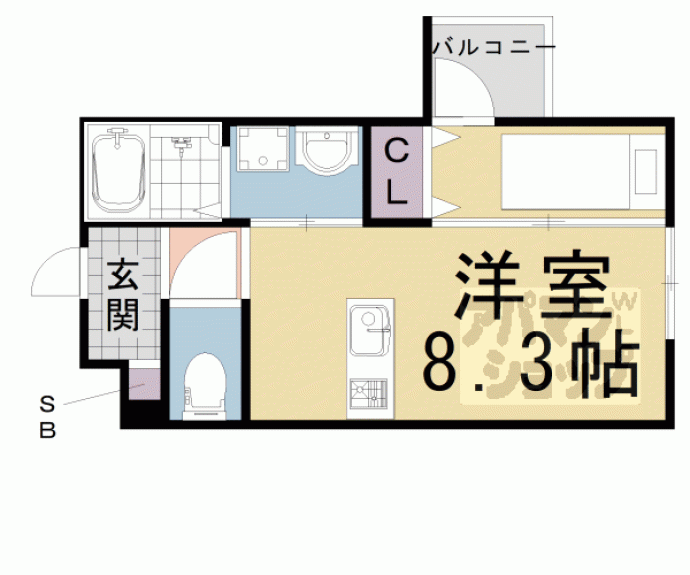 【ブーブーヴィラ円町】間取