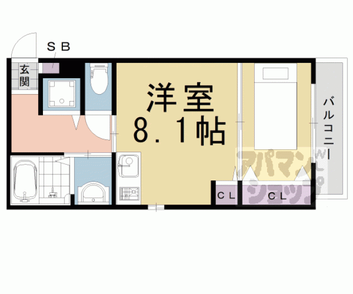 【ブーブーヴィラ円町】間取