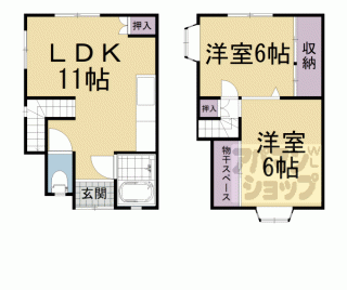 【西ノ京樋之口町３６－２２借家】