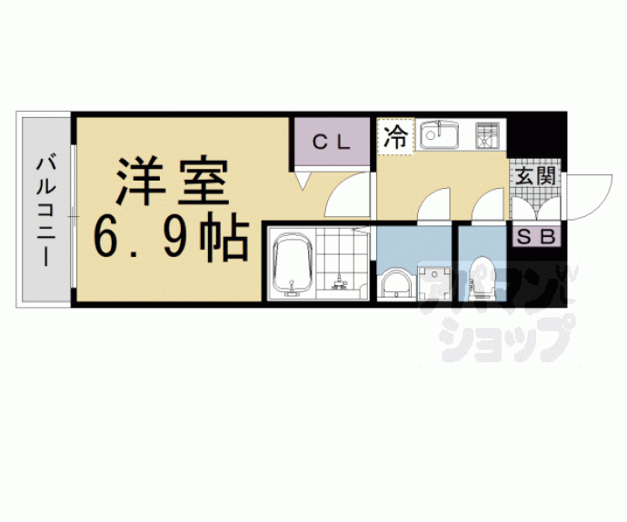 【Ｄａｉｗａ　Ｇｒａｃｅ　Ｍａｉｓｏｎ　京都西七条】間取