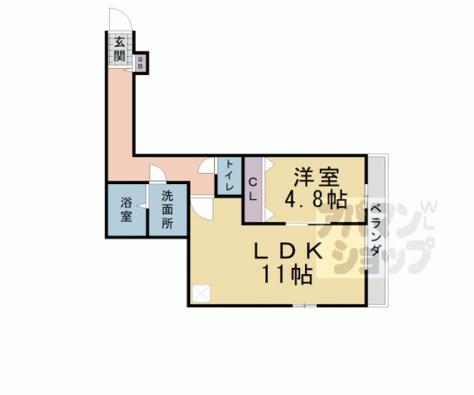 【Ｒ－Ｇｒａｎｔｓ東舟岡】間取